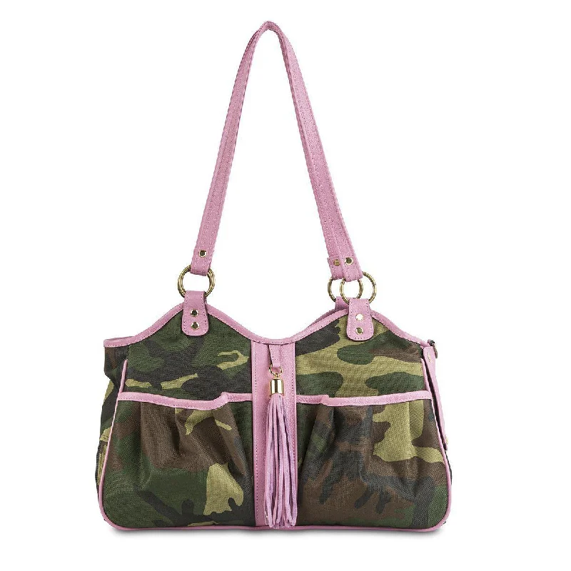  -Anti-scratch scratching board AND cat bed in onePetote Metro Dog Carrier Camo With Pink