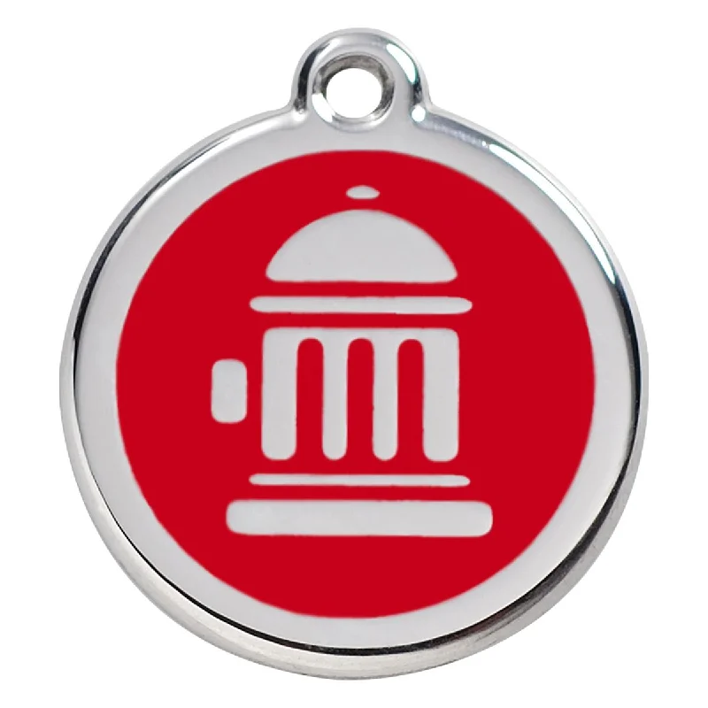 - Parrot climbing and standing wooden frameStainless Steel And Enamel Fire Hydrant Red Dog ID Tag - Parrot climbing and standing wooden frameStainless Steel And Enamel Fire Hydrant Red Dog ID Tag