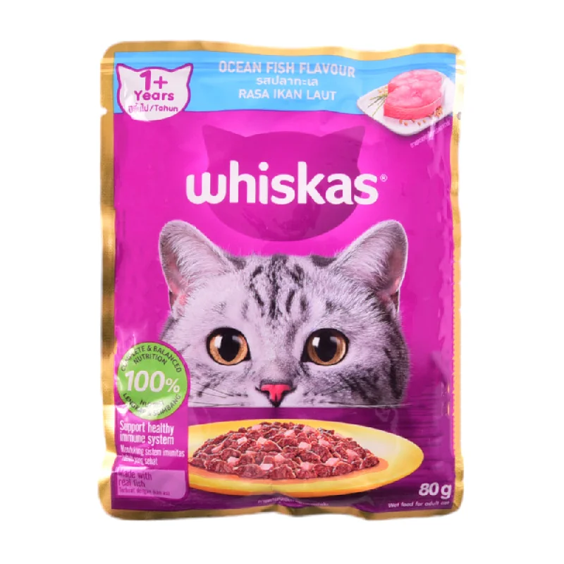 - Teething and chewing toys for puppiesWHISKAS CAT FOOD OCEAN FISH 1+YEAR TUNA POUCH 80 GM