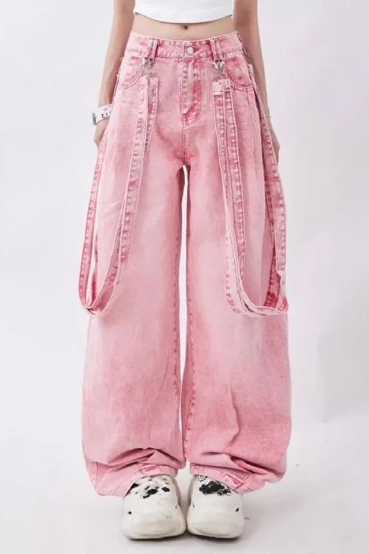 - Pet smart GPS locatorY2K Soft Girl Double Belted Baggy Jeans