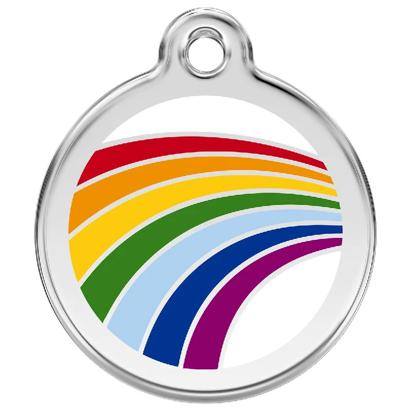 - Smart cat litter box with automatic cleaningStainless Steel And Enamel Rainbow White Dog ID Tag - Smart cat litter box with automatic cleaningStainless Steel And Enamel Rainbow White Dog ID Tag