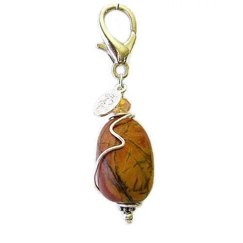 - Pet tear stain cleaning wipesAutumn Jasper Healing Dog Collar Charm Pawmulet