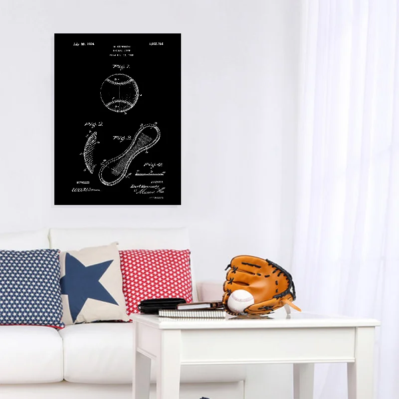 - Deodorizing cat litter tofu litterBaseball Canvas Patent Print