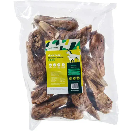 - Air box TSA certified check-inMomentum Carnivore Nutrition Freeze-Dried Duck Head Dog Chew 18ct