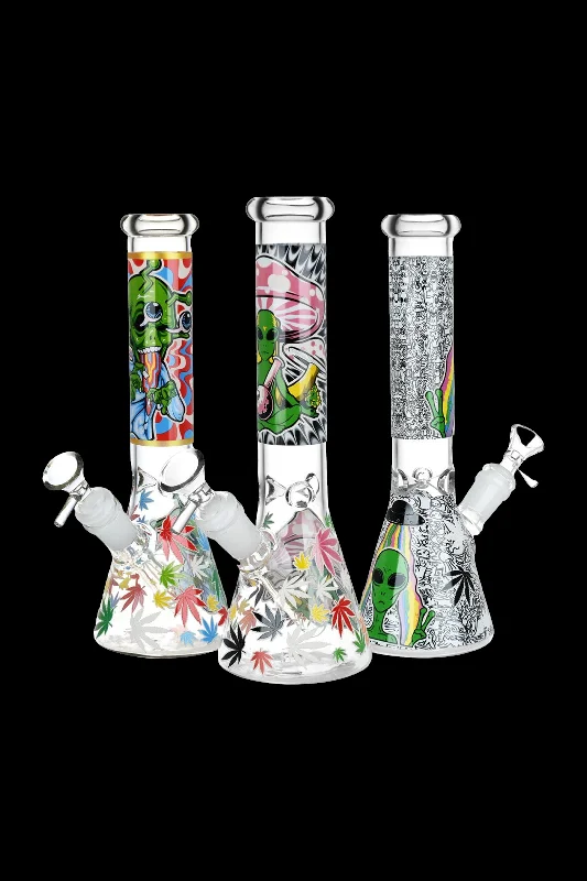 - Winter dog thick down jacketAliens And Hemp Leaves Glow Beaker Water Pipe