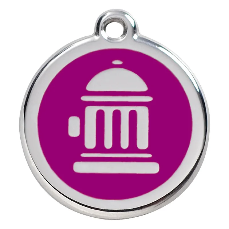 - Rabbit grass rack to prevent waste food boxStainless Steel And Enamel Fire Hydrant Purple Dog ID Tag