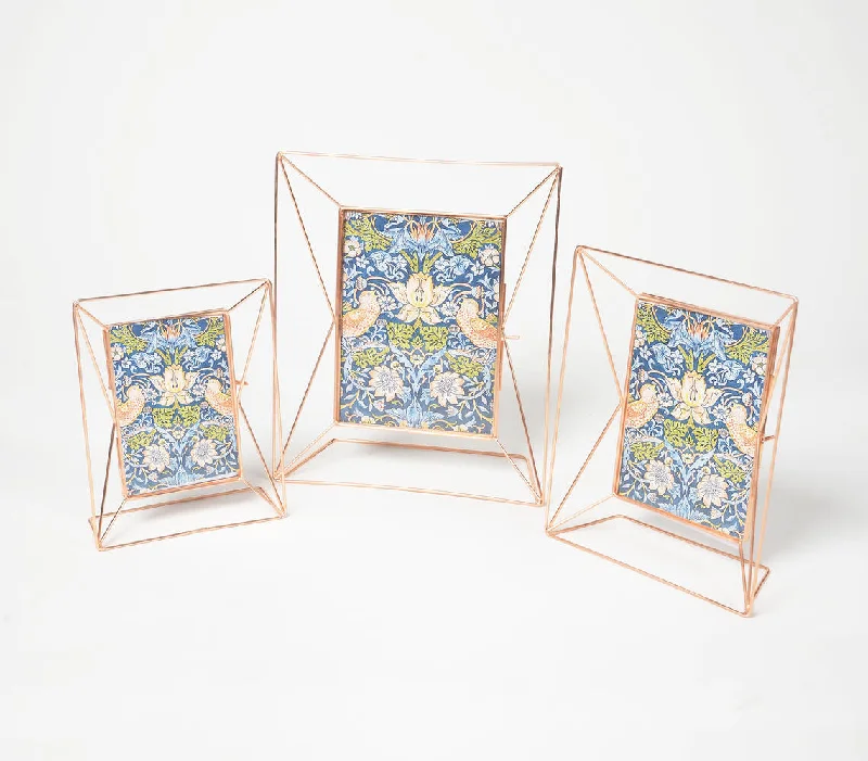 - Climbing pet constant temperature heating padMinimal Rose-Gold Metal & Glass Photo frames (set of 3)
