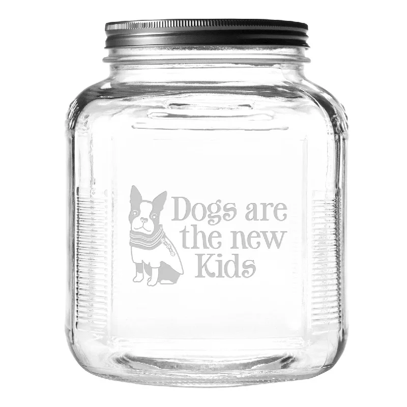 - Solid wood cat climbing frame customizedDogs Are The New Kids Dog Treat Jar With Brushed Lid