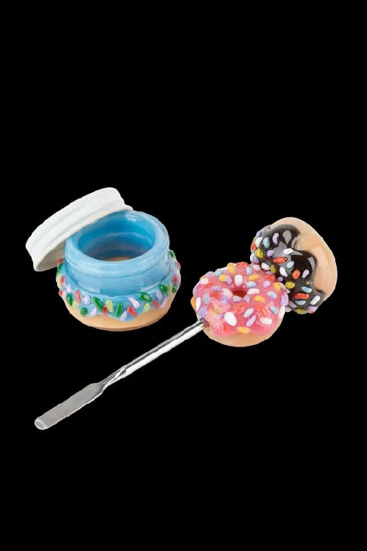 - Dog disposable foam shower gelEmpire Glassworks Donuts Dabber + Terp Jar