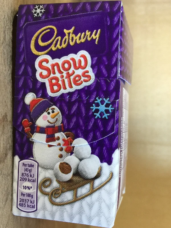 - Teething and chewing toys for puppiesCadbury Snow Bites 43g