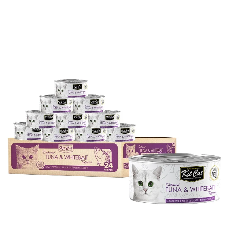    - Orijen cat food reviews  [CTN OF 24] Kit Cat Deboned Toppers Cat Canned Food - Tuna & Whitebait Toppers (80g)