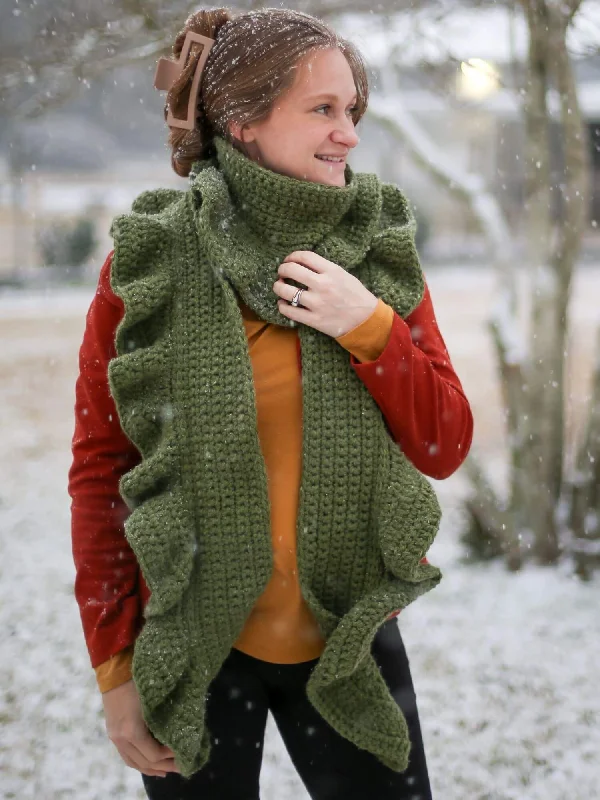 - Cat anti-jump window safety netCrochet Kit - Chunky Ruffled Scarf