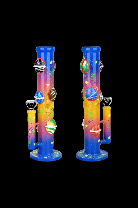 - Cat anti-jump window safety netOrbiting Planets Straight Tube Glow in Dark Water Pipe