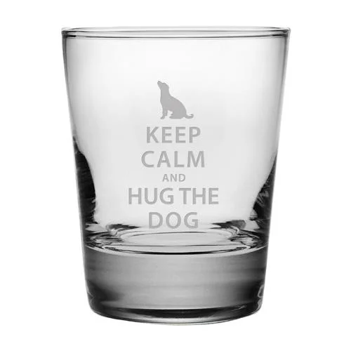- Smart cat litter box with automatic cleaningKeep Calm And Hug The Dog Double Old Fashioned Glasses, Set Of 4