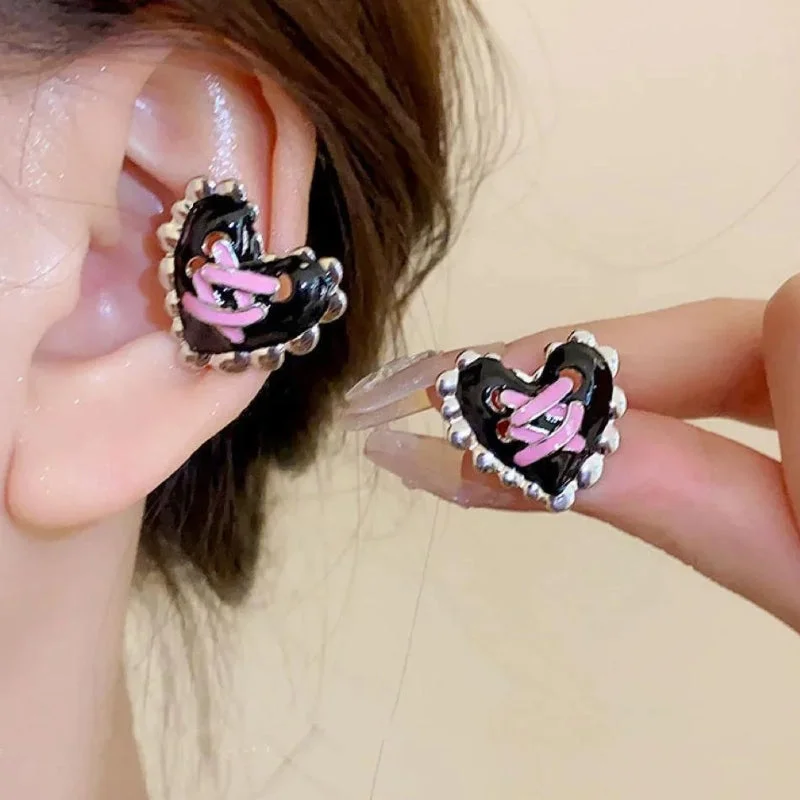- Pet vitamin complex nutrition tabletsPastel Goth Corset Heart Earrings
