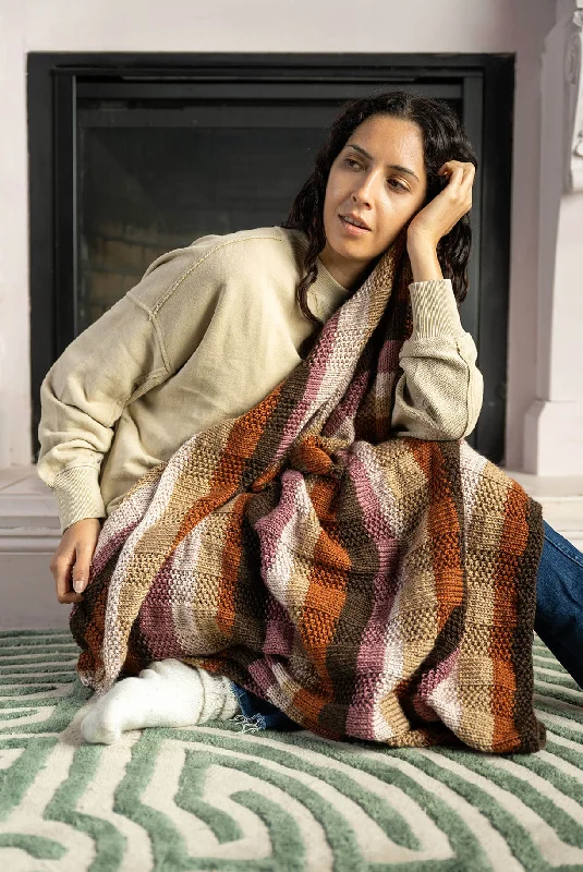 - Cat anti-jump window safety netSimple Striped Lapghan (Knit)