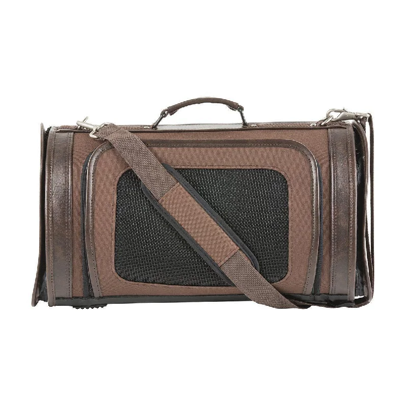 - Pet fence foldable indoorPetote Kelle Dog Carrier Chocolate Brown