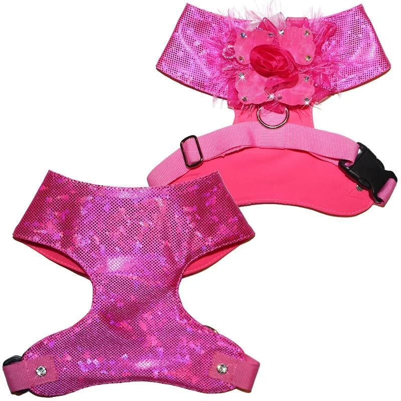 Pet ProductsHot Pinkaholic Flower Dog Harness