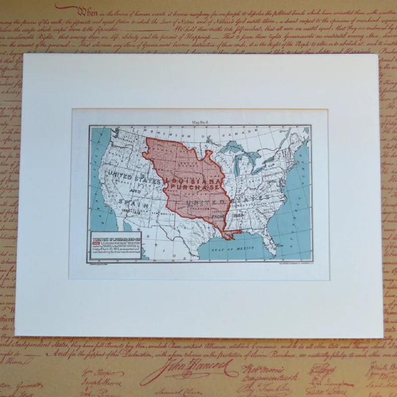 - Hamster silent running wheel to prevent chewingLouisiana Purchase Map No. 4 Matted Print