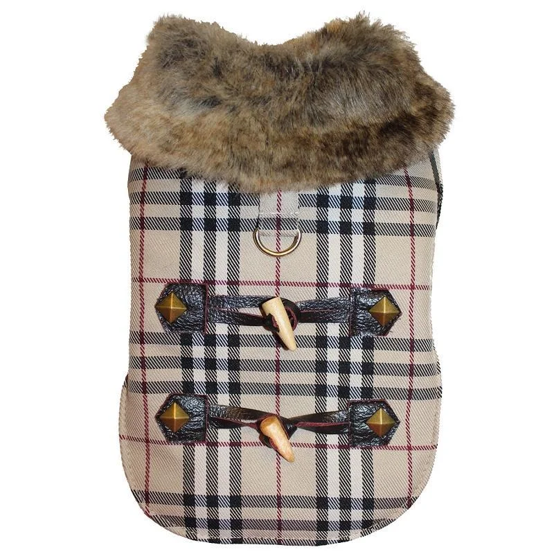 - Deodorizing cat litter tofu litterFurberry Check Tartan Plaid Dog Coat