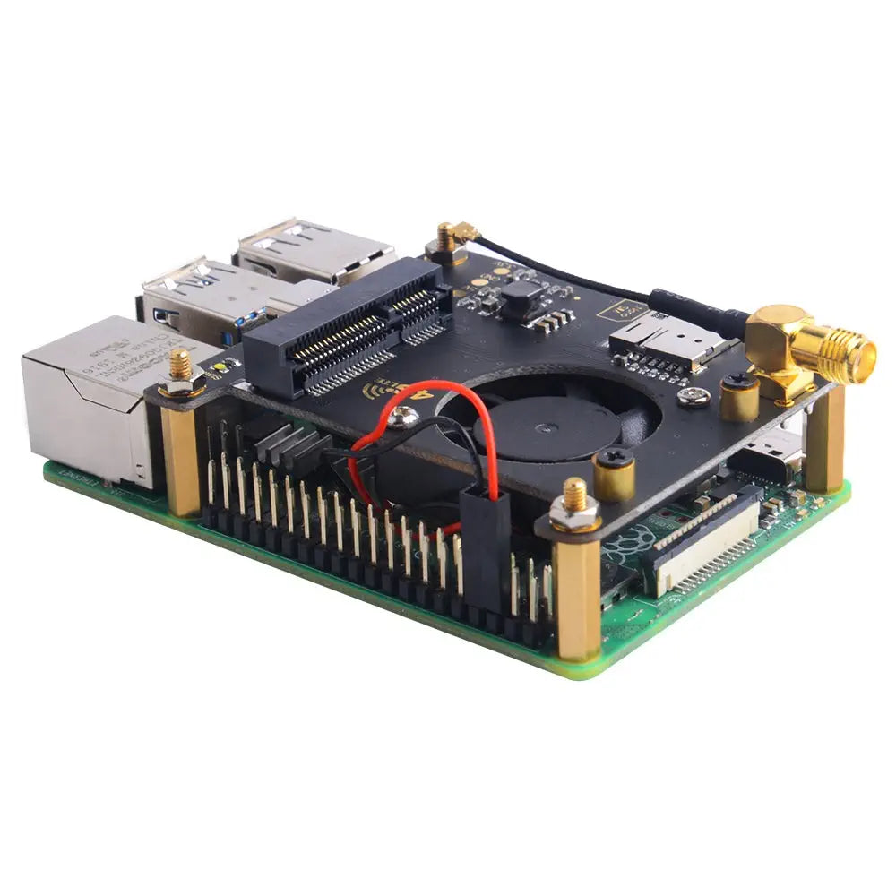 - Hamster silent running wheel to prevent chewing52Pi 4G/3G Cellular HAT for Raspberry Pi & Jetson Nano (Black)