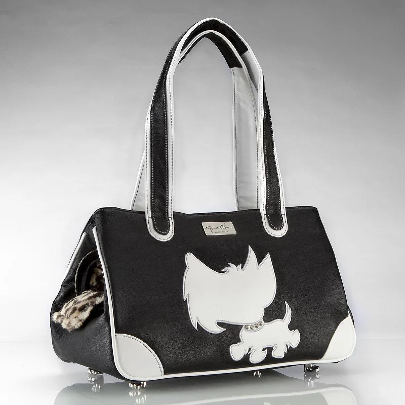 - Pet electric nail grinder silent modelTerrier Rescue Me Tote Faux Leather Dog Carrier Black - Pet electric nail grinder silent modelTerrier Rescue Me Tote Faux Leather Dog Carrier Black