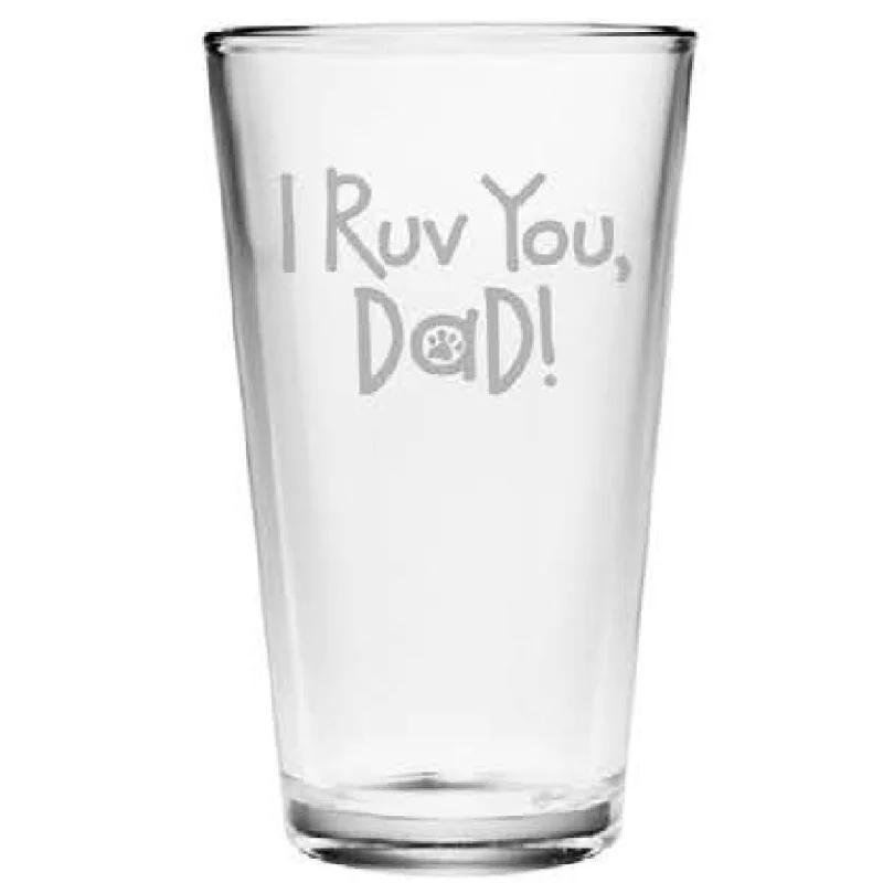 - Pregnant cat delivery room warming boxI Ruv You Dad Pint Glasses, Set Of 4