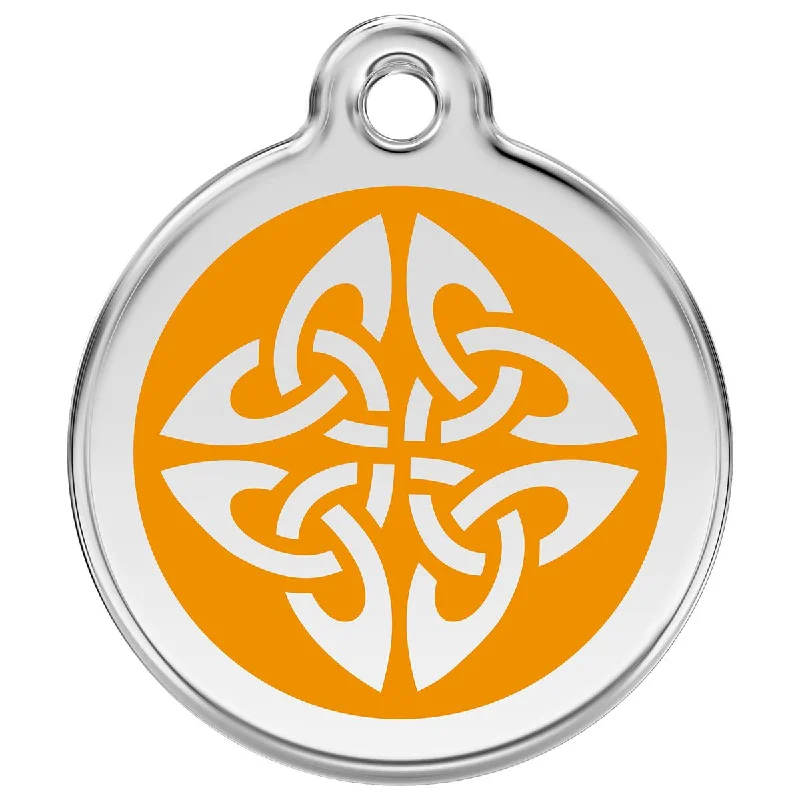 - Rabbit grass rack to prevent waste food boxStainless Steel And Enamel Tribal Arrows Orange Dog ID Tag - Rabbit grass rack to prevent waste food boxStainless Steel And Enamel Tribal Arrows Orange Dog ID Tag