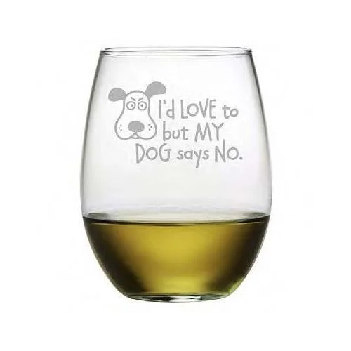 - Pet monitor with cameraMy Dog Says No Stemless Wine Glasses, Set Of 4