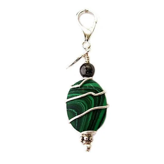 - Degradable pet feces bagMalachite Healing Dog Collar Charm Pawmulet