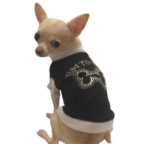 - Solid wood cat climbing frame customizedBad To The Bone Dog Shirt