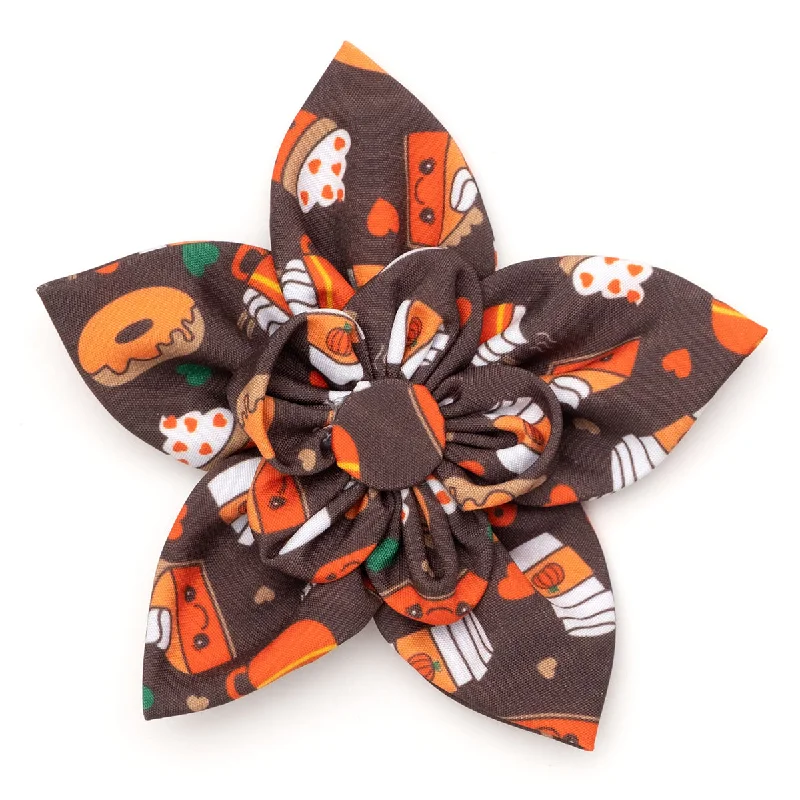 Classification by pet type:Pumpkin Spice Dog Collar Flower