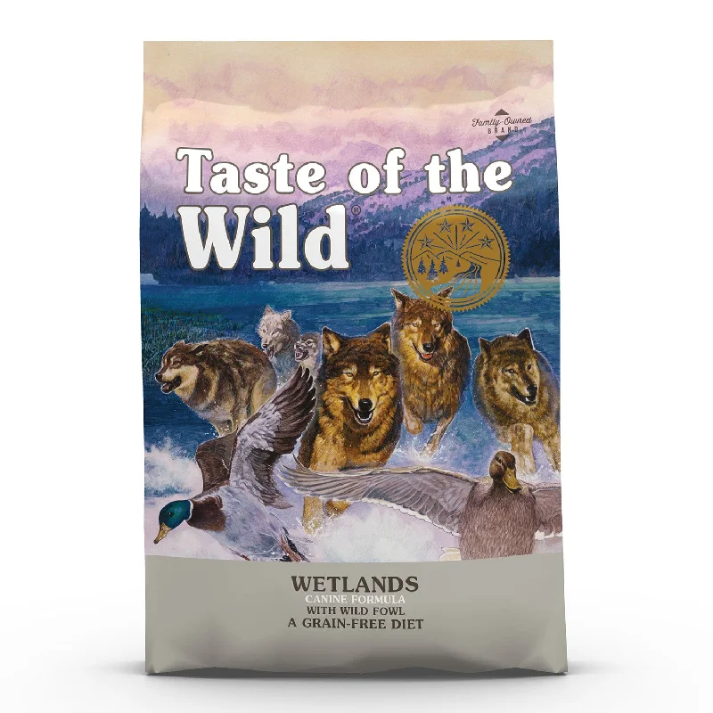 -Grain-free dog food recommendationTaste of the Wild Grain Free Wetlands Adult Dry Dog Food