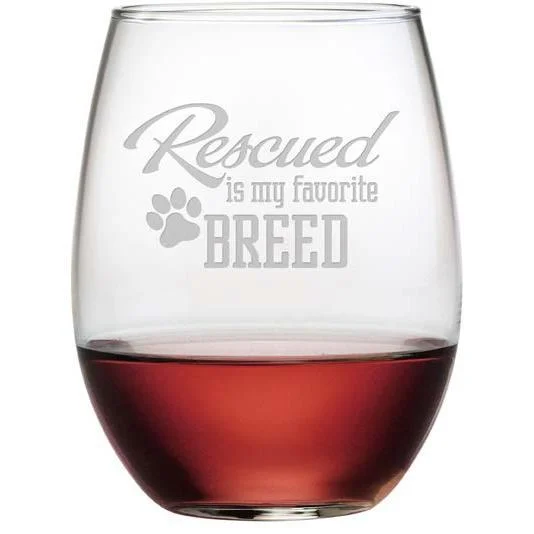 - Automatic induction pet water dispenserRescued Breed Stemless Wine Glasses, Set Of 4