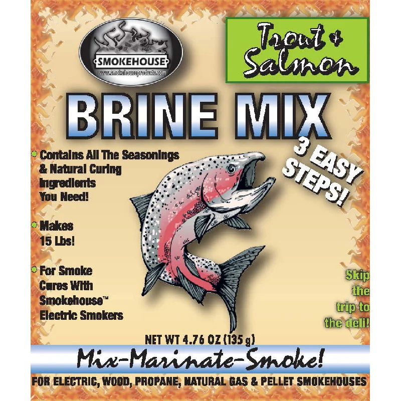  -Splash-proof food bowl AND Anti-choking slow food bowlSmokehouse Products Jerky Brine Mix - Trout Salmon Brine