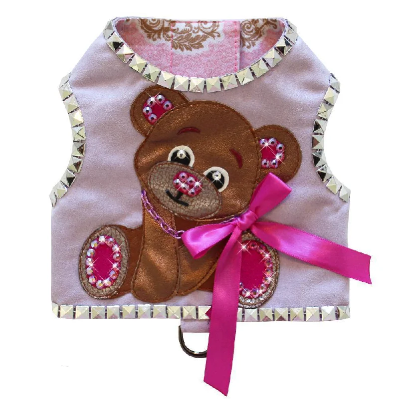 - Automatic induction pet water dispenserBeary Couture Microsuede Studded Dog Harness Vest