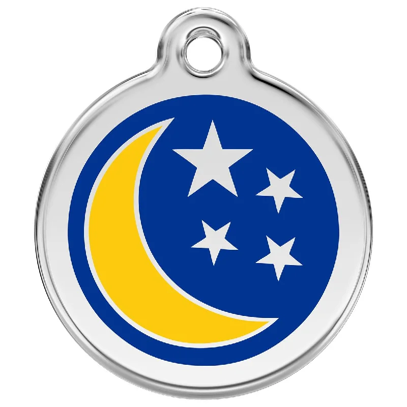 - Automatic temperature adjustment cat bedStainless Steel And Enamel Moon And Stars Dog ID Tag - Automatic temperature adjustment cat bedStainless Steel And Enamel Moon And Stars Dog ID Tag