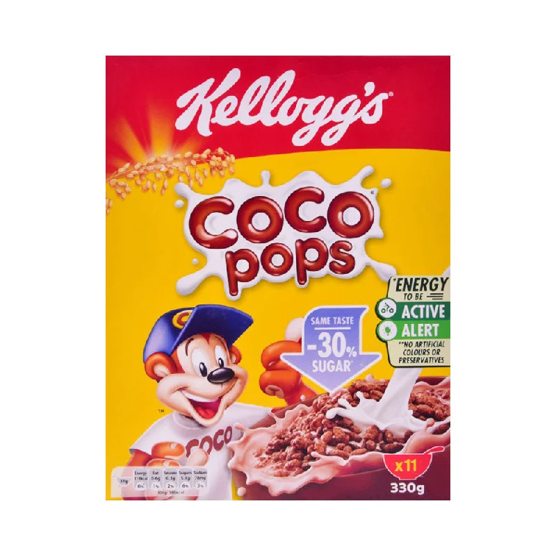- Automatic temperature adjustment cat bedKELLOGGS COCO POPS CEREAL ENERGY ACTIVE ALERT 330 GM