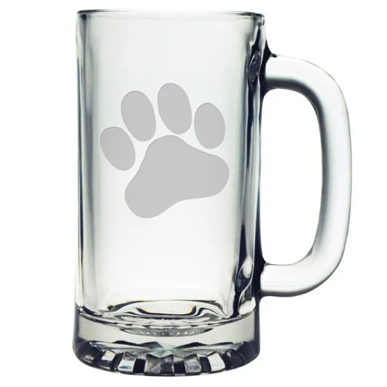 - Dog disposable foam shower gelPaw Print Beer Mugs, Set Of 4