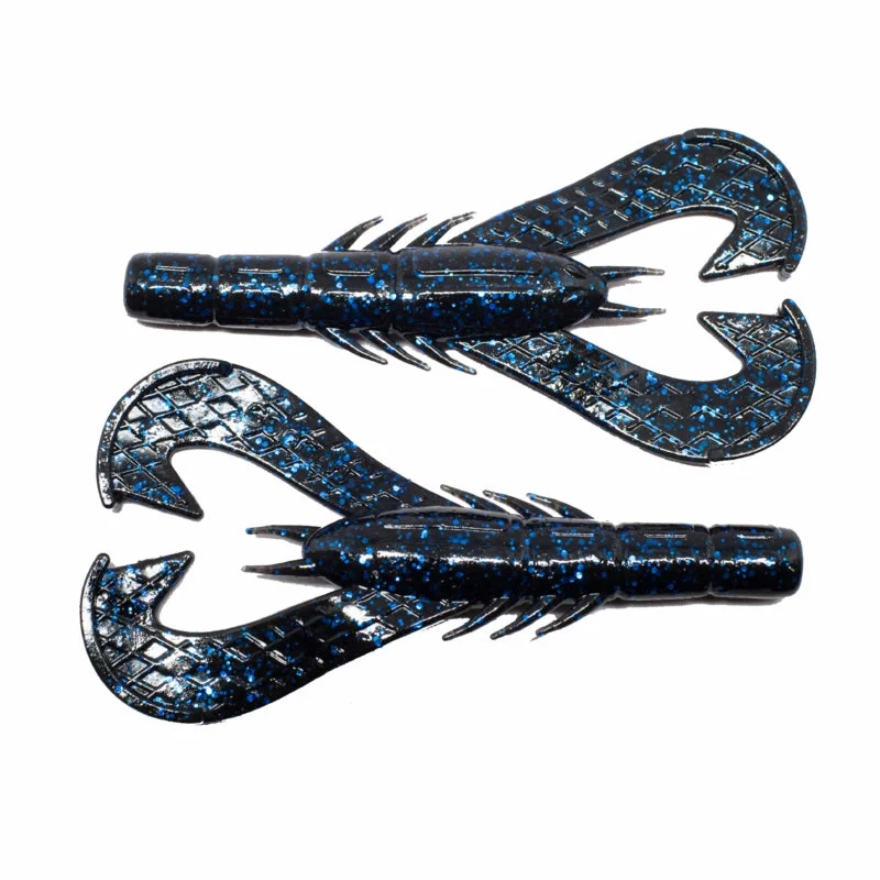 - Cat hair ball removal and hair removal creamGoogan Baits Krackin' Craw - Black Blue Flake