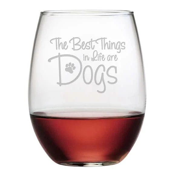  -Splash-proof food bowl AND Anti-choking slow food bowlBest Things In Life Stemless Wine Glasses, Set Of 4