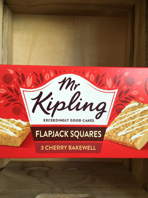 Pet ProductsMr. Kipling 3 Cherry Bakewell Flapjack Squares