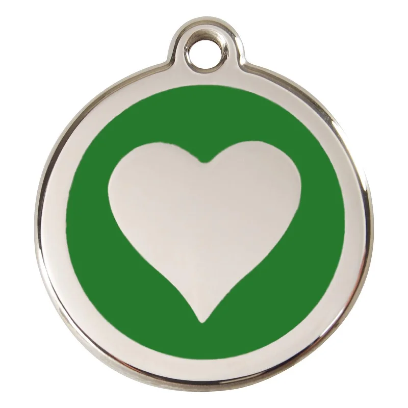 - Automatic temperature adjustment cat bedStainless Steel And Enamel Heart Green Dog ID Tag - Automatic temperature adjustment cat bedStainless Steel And Enamel Heart Green Dog ID Tag