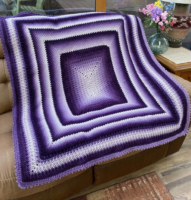 - Pet fence foldable indoorCrochet Kit - Purple Rain Blanket