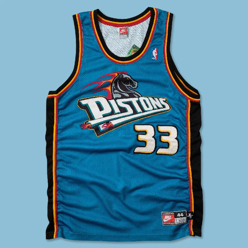 - Car dog seat beltVintage Nike Detroit Pistons Grant Hill Jersey Large