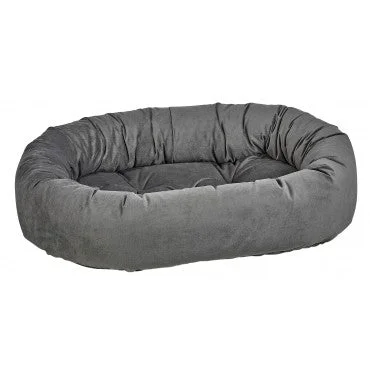 Pet rehabilitation recovery clothes (such as post-operative clothes)Donut Dog Bed: Ash