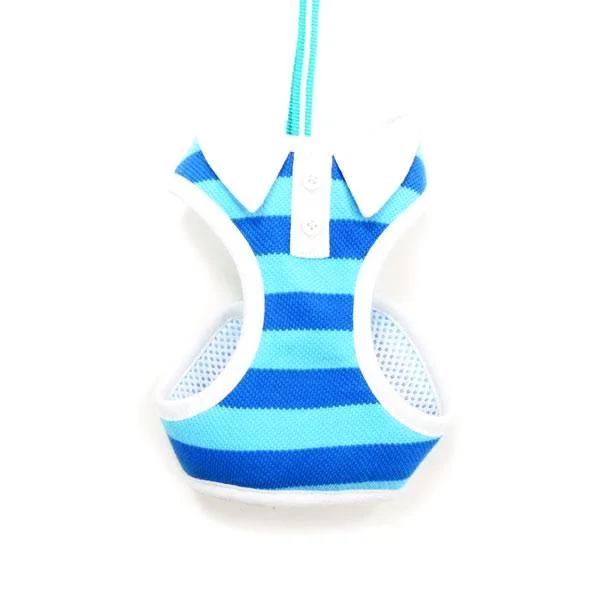 - ​​Christmas pet Christmas clothingEasy Go Polo Dog Harness Blue