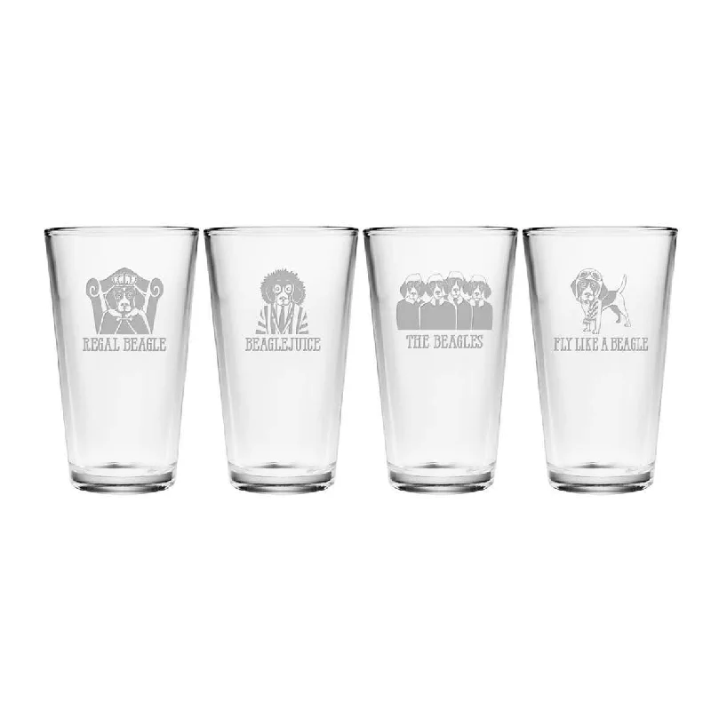 - Degradable pet feces bagBeagle Assortment Pint Glasses, Set Of 4