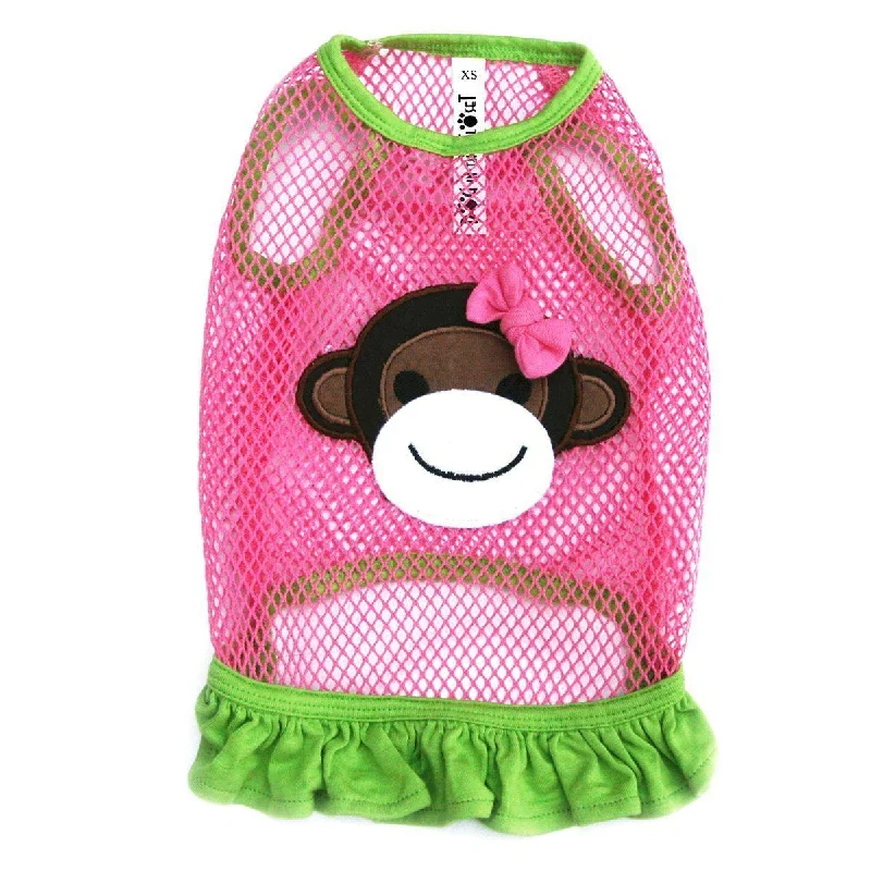 ---Fishnet Monkey Dog Dress