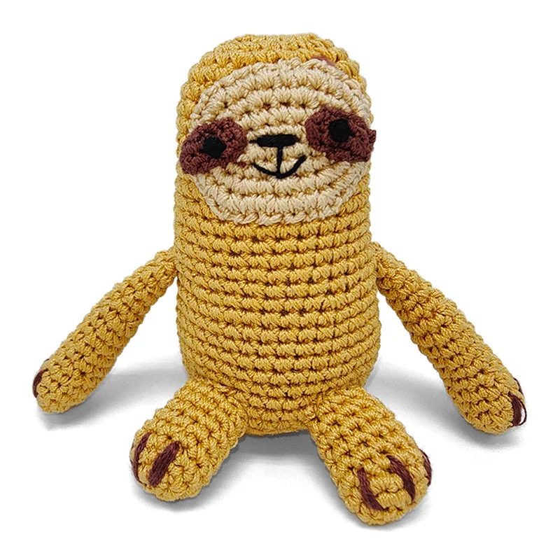 - Travel pet toy recommendationsPawer Squeaky Sloth Dog Toy
